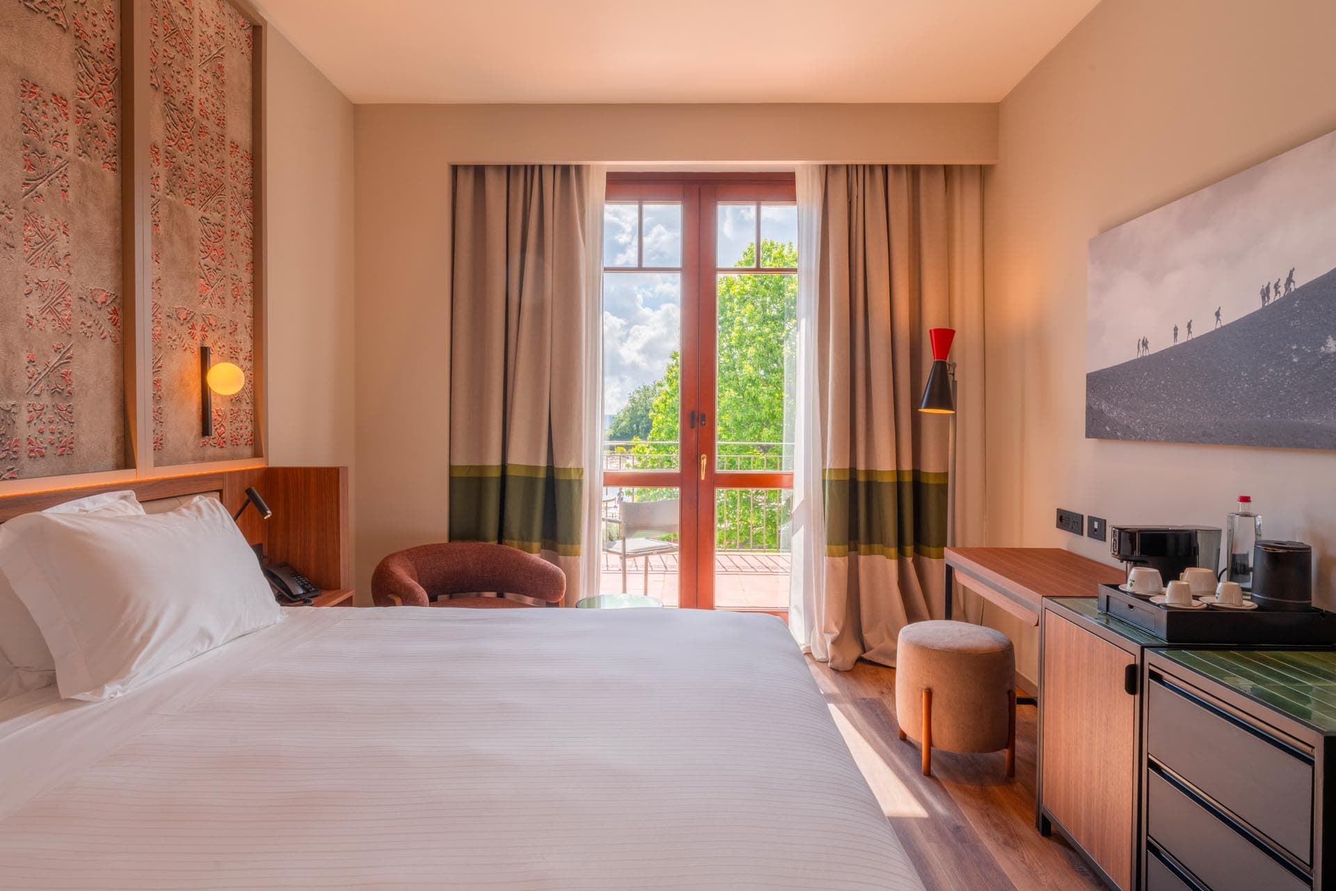 Camera Deluxe con letti separati e balcone