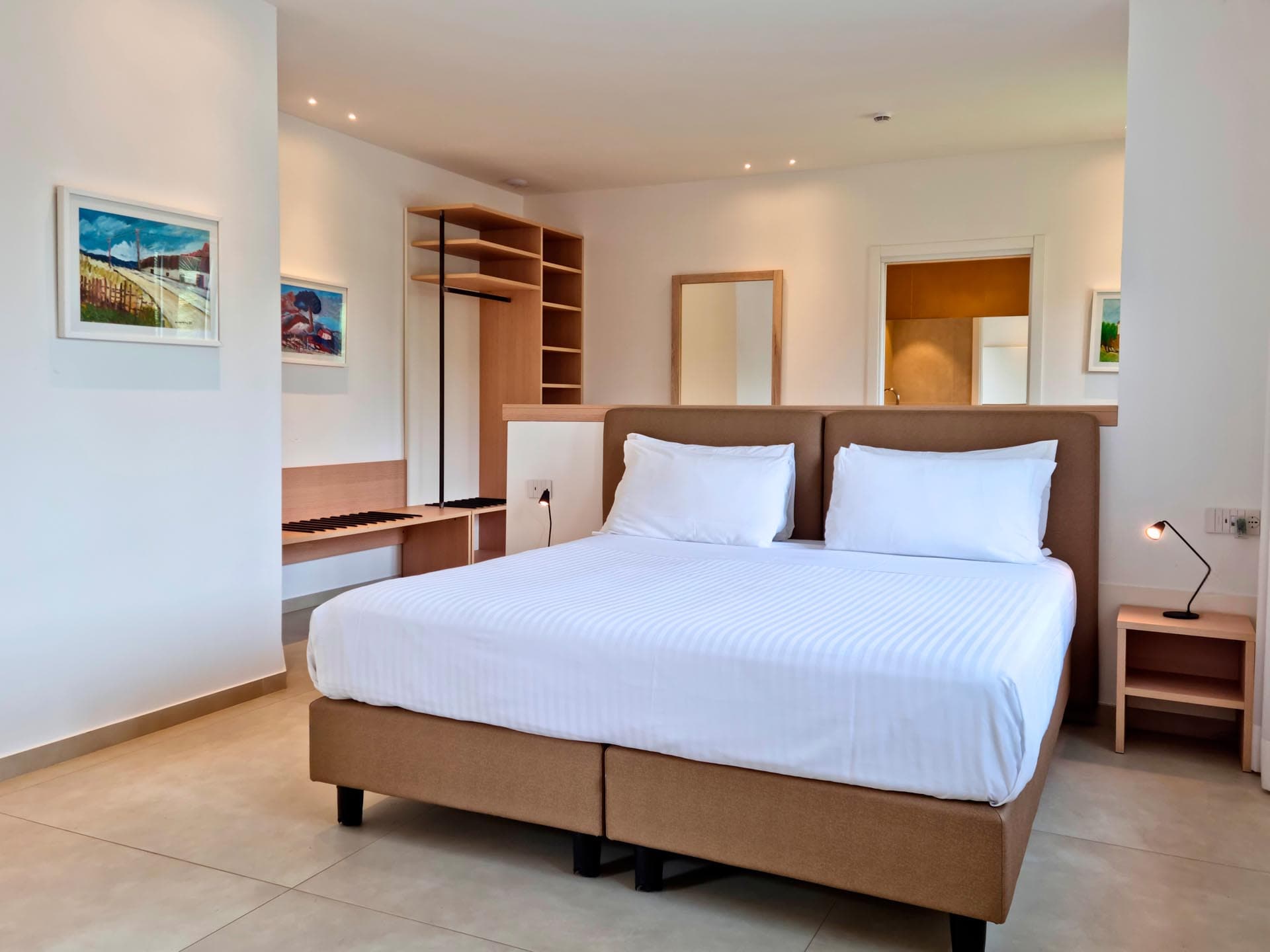 Camera Club House attrezzata per ospiti con disabilità con letti separati